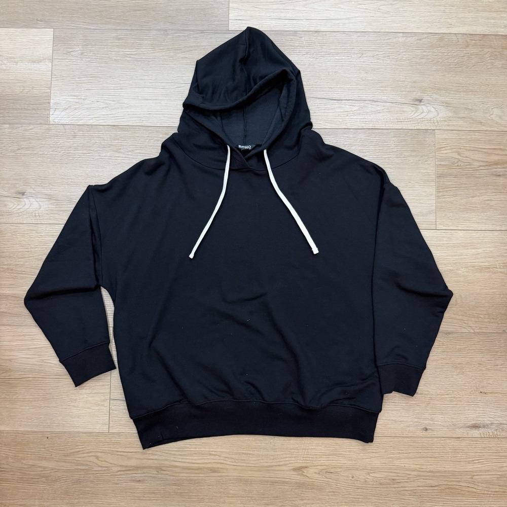 Buffalo Black David Bitton Pullover‎ sweatshirt fleece hoodie pocket Women’s XL